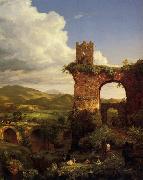 Thomas Cole Arch of Nero oil